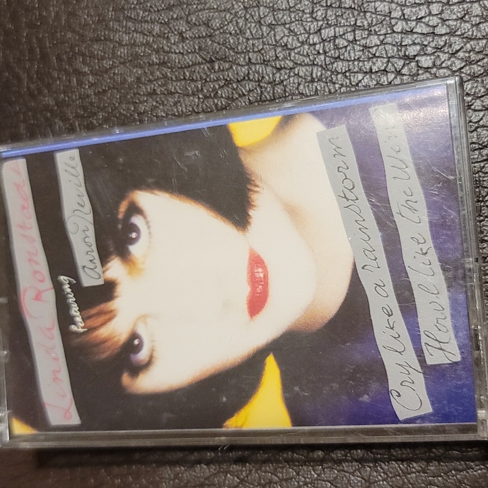 Linda Ronstadt Cry like a rainstorm cassette tape